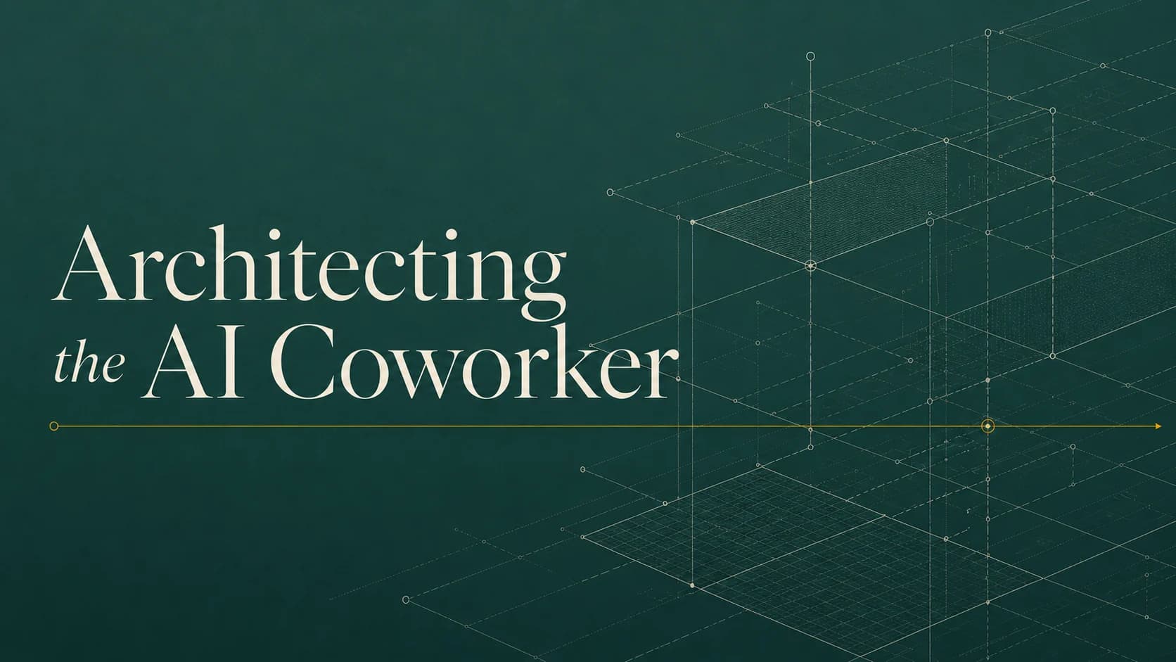 Architecting the AI Coworker: an essay series by Dr Peter McCann Strain